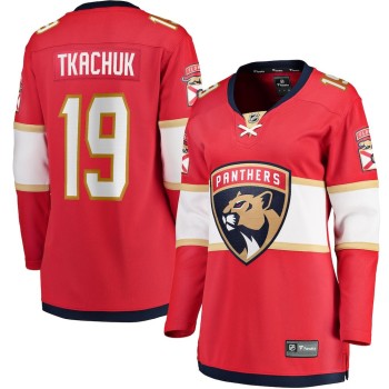 Women's Florida Panthers #19 Matthew Tkachuk Red Home Player Jersey Women's Florida Panthers #19 Matthew Tkachuk Red Home Player Jersey