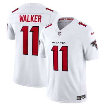 Men's Atlanta Falcons #11 Jalon Walker White Vapor F.U.S.E. Sewn Down Limited Jersey