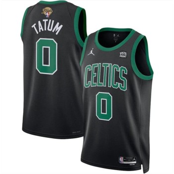 Men's Boston Celtics #0 Jayson Tatum Black 2024 Finals Statement Edition Stitched Basketball Jersey Men's Boston Celtics #0 Jayson Tatum Black 2024 Finals Statement Edition Stitched Basketball Jersey