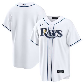 Men's Tampa Bay Rays White Home Replica 2.0 Jersey