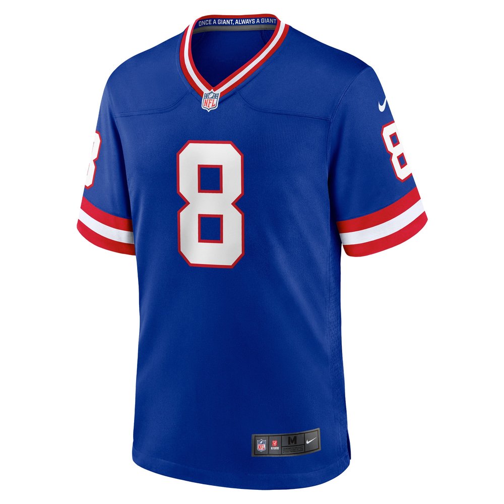 Men's New York Giants Daniel Jones Royal Classic Player Game Jersey Men's New York Giants Daniel Jones Royal Classic Player Game Jersey