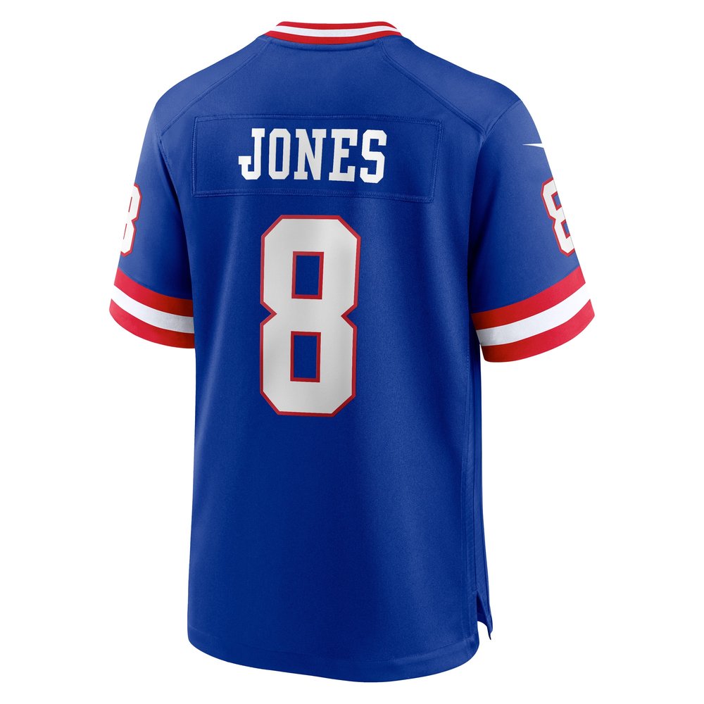 Men's New York Giants Daniel Jones Royal Classic Player Game Jersey Men's New York Giants Daniel Jones Royal Classic Player Game Jersey