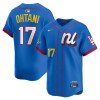 Youth National League #17 Shohei Ohtani Nike Blue 2025 All-Star Edition Limited Player Jersey