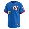 Youth National League #17 Shohei Ohtani Nike Blue 2025 All-Star Edition Limited Player Jersey