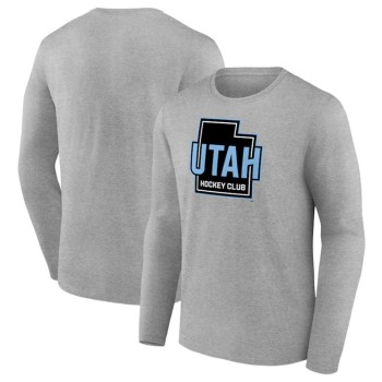 Men's Utah Mammoth Gray Tertiary Long Sleeve T-Shirt