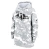 Women's Baltimore Ravens Nike Arctic Camo 2024 Salute To Service Club Fleece Pullover Hoodie