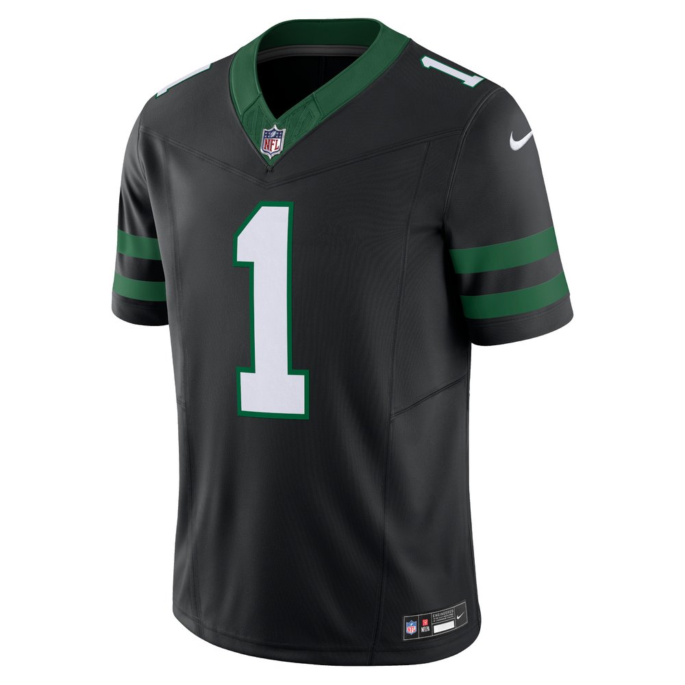 Men's New York Jets Ahmad Sauce Gardner Legacy Black Alternate Vapor F.U.S.E. Limited Jersey