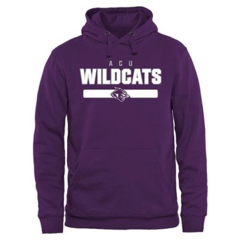 Abilene Christian University Wildcats Team Strong Pullover Hoodie Purple Abilene Christian University Wildcats Team Strong Pullover Hoodie Purple