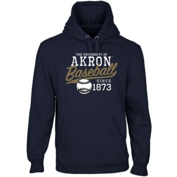 Akron Zips Ballpark Pullover Hoodie Navy Blue Akron Zips Ballpark Pullover Hoodie Navy Blue