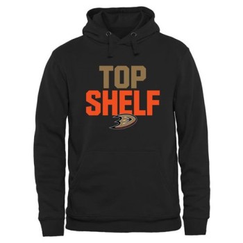 Anaheim Ducks Top Shelf Pullover Hoodie Black Anaheim Ducks Top Shelf Pullover Hoodie Black