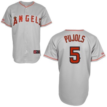 Angels #5 Albert Pujols Grey Stitched Youth MLB Jersey Angels #5 Albert Pujols Grey Stitched Youth MLB Jersey