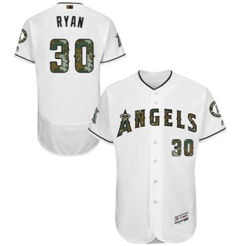 Angels of Anaheim #30 Nolan Ryan White Flexbase Authentic Collection 2016 Memorial Day Stitched MLB Jersey Angels of Anaheim #30 Nolan Ryan White Flexbase Authentic Collection 2016 Memorial Day Stitched MLB Jersey