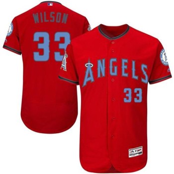 Angels of Anaheim #33 C.J. Wilson Red Flexbase Authentic Collection 2016 Father's Day Stitched MLB Jersey Angels of Anaheim #33 C.J. Wilson Red Flexbase Authentic Collection 2016 Father's Day Stitched MLB Jersey