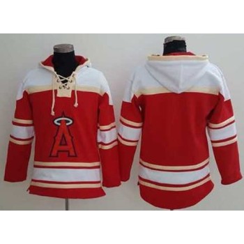 Angels of Anaheim Blank Red Sawyer Hooded Sweatshirt MLB Hoodie Angels of Anaheim Blank Red Sawyer Hooded Sweatshirt MLB Hoodie