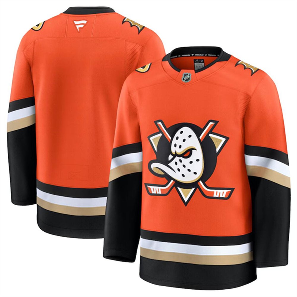 Men's Anaheim Ducks Blank Orange 2024-25 Home Stitched Hockey Premium Jersey Men's Anaheim Ducks Blank Orange 2024-25 Home Stitched Hockey Premium Jersey