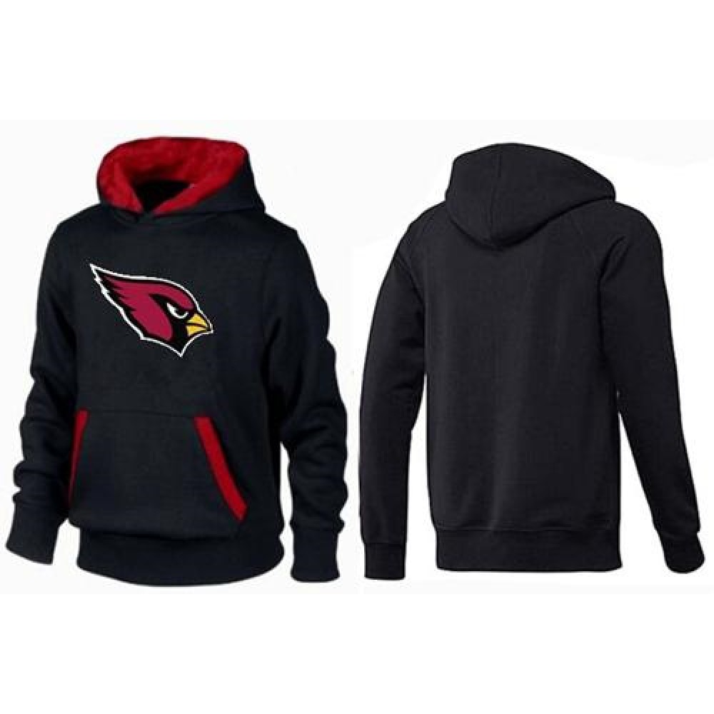 Arizona Cardinals Logo Pullover Hoodie Black & Red