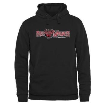 Arkansas State Red Wolves Classic Wordmark Pullover Hoodie Black Arkansas State Red Wolves Classic Wordmark Pullover Hoodie Black