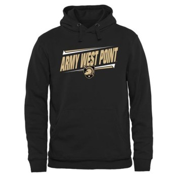Army Black Knights Double Bar Pullover Hoodie Black Army Black Knights Double Bar Pullover Hoodie Black