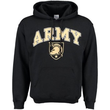 Army Black Knights New Agenda Midsize Arch Over Logo Hoodie Black Army Black Knights New Agenda Midsize Arch Over Logo Hoodie Black