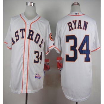 Astros #34 Nolan Ryan White Cool Base Stitched MLB Jersey Astros #34 Nolan Ryan White Cool Base Stitched MLB Jersey
