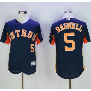 Astros #5 Jeff Bagwell Navy Blue Flexbase Authentic Collection Stitched MLB Jersey Astros #5 Jeff Bagwell Navy Blue Flexbase Authentic Collection Stitched MLB Jersey