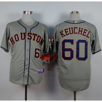 Astros #60 Dallas Keuchel Grey Cool Base Stitched MLB Jersey Astros #60 Dallas Keuchel Grey Cool Base Stitched MLB Jersey