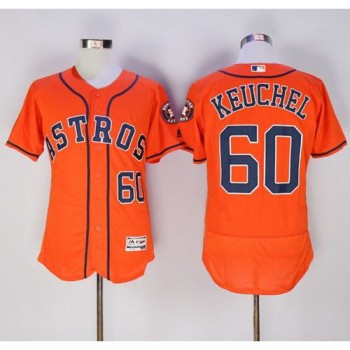Astros #60 Dallas Keuchel Orange Flexbase Authentic Collection Stitched MLB Jersey Astros #60 Dallas Keuchel Orange Flexbase Authentic Collection Stitched MLB Jersey