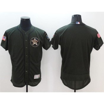 Astros Blank Green Flexbase Authentic Collection Salute to Service Stitched MLB Jersey Astros Blank Green Flexbase Authentic Collection Salute to Service Stitched MLB Jersey