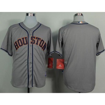 Astros Blank Grey Cool Base Stitched MLB Jersey Astros Blank Grey Cool Base Stitched MLB Jersey