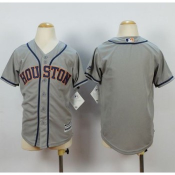 Astros Blank Grey Cool Base Stitched Youth MLB Jersey Astros Blank Grey Cool Base Stitched Youth MLB Jersey