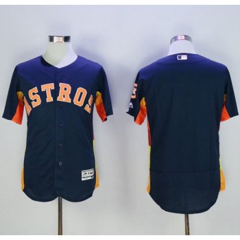 Astros Blank Navy Blue Flexbase Authentic Collection Stitched MLB Jersey Astros Blank Navy Blue Flexbase Authentic Collection Stitched MLB Jersey