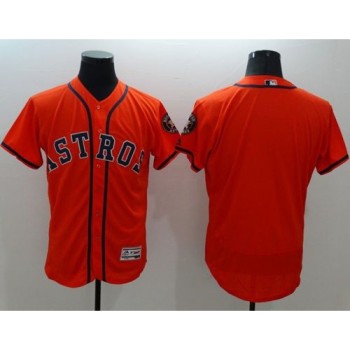 Astros Blank Orange Flexbase Authentic Collection Stitched MLB Jersey Astros Blank Orange Flexbase Authentic Collection Stitched MLB Jersey