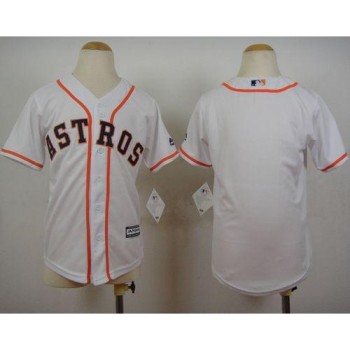 Astros Blank White Cool Base Stitched Youth MLB Jersey Astros Blank White Cool Base Stitched Youth MLB Jersey