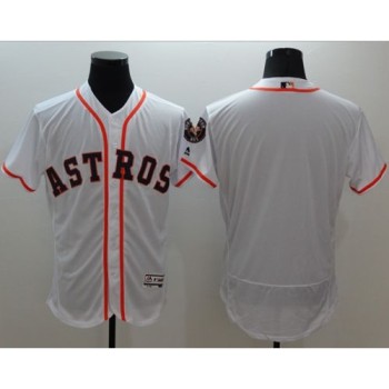 Astros Blank White Flexbase Authentic Collection Stitched MLB Jersey Astros Blank White Flexbase Authentic Collection Stitched MLB Jersey