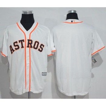 Astros Blank White New Cool Base Stitched MLB Jersey Astros Blank White New Cool Base Stitched MLB Jersey