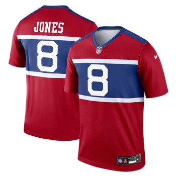 Men's New York Giants Daniel Jones Century Red Alternate Legend Player Jersey Men's New York Giants Daniel Jones Century Red Alternate Legend Player Jersey