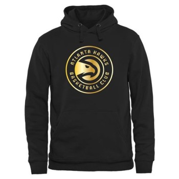 Atlanta Hawks Gold Collection Pullover Hoodie Black Atlanta Hawks Gold Collection Pullover Hoodie Black