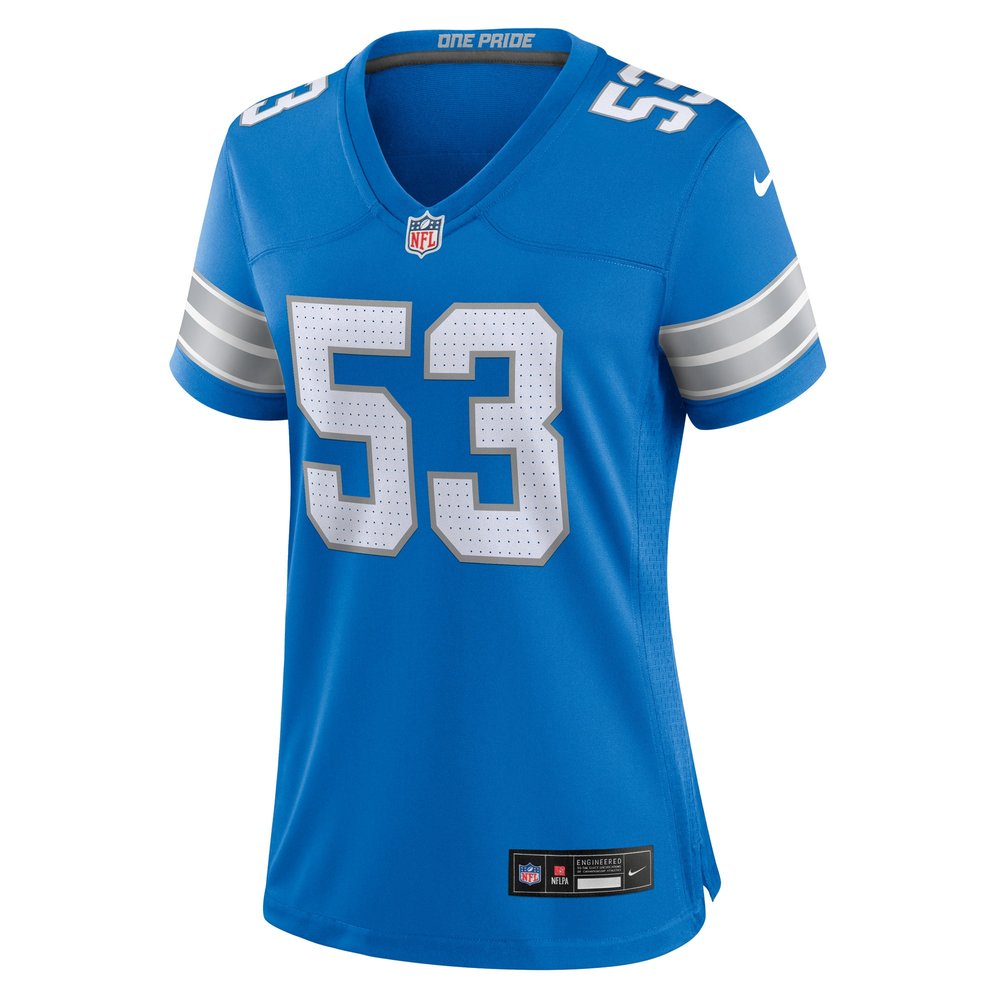 Women's Detroit Lions DaRon Gilbert  Blue Game Jersey Women's Detroit Lions DaRon Gilbert  Blue Game Jersey
