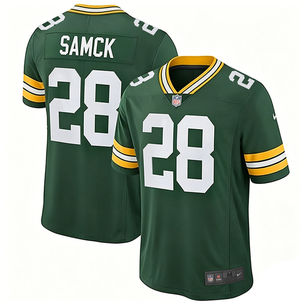 Youth Green Bay Packers #28 Trey Smack Green 2026 NFL Draft Vapor Limited Jersey Youth Green Bay Packers #28 Trey Smack Green 2026 NFL Draft Vapor Limited Jersey