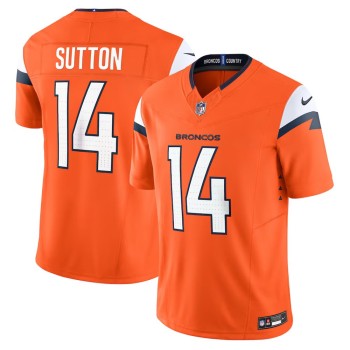 Men's Denver Broncos Courtland Sutton Orange Mile High Collection Vapor F.U.S.E. Limited Jersey Men's Denver Broncos Courtland Sutton Orange Mile High Collection Vapor F.U.S.E. Limited Jersey