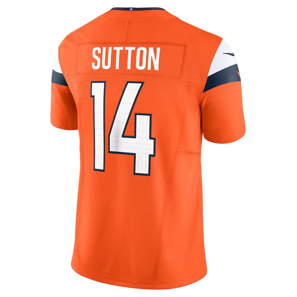 Men's Denver Broncos Courtland Sutton Orange Mile High Collection Vapor F.U.S.E. Limited Jersey Men's Denver Broncos Courtland Sutton Orange Mile High Collection Vapor F.U.S.E. Limited Jersey