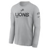 Men's Detroit Lions Nike Gray 2024 Salute To Service Long Sleeve T-Shirt