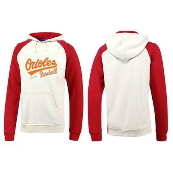 Baltimore Orioles Pullover Hoodie White & Red Baltimore Orioles Pullover Hoodie White & Red