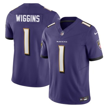 Men's Baltimore Ravens Nate Wiggins Purple 2024 NFL Draft First Round Pick Player F.U.S.E. Vapor Untouchable Limited Stitched Football Jersey Men's Baltimore Ravens Nate Wiggins Purple 2024 NFL Draft First Round Pick Player F.U.S.E. Vapor Untouchable Limited Stitched Football Jersey
