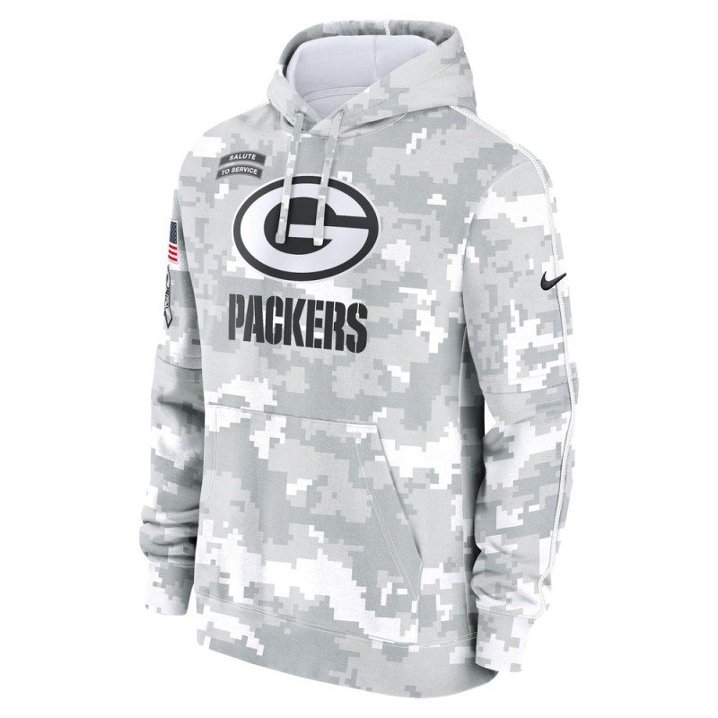 Men's Green Bay Packers Arctic Camo 2024 Salute To Service Big & Tall Club Fleece Pullover Hoodie Men's Green Bay Packers Arctic Camo 2024 Salute To Service Big & Tall Club Fleece Pullover Hoodie