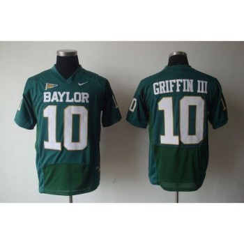 Bears #10 Robert Griffin III Green Stitched NCAA Jersey Bears #10 Robert Griffin III Green Stitched NCAA Jersey