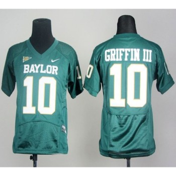 Bears #10 Robert Griffin III Green Stitched Youth NCAA Jersey Bears #10 Robert Griffin III Green Stitched Youth NCAA Jersey