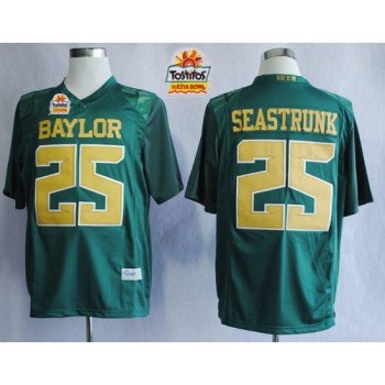 Bears #25 Lache Seastrunk Green 2014 Fiesta Bowl Patch Stitched NCAA Jersey Bears #25 Lache Seastrunk Green 2014 Fiesta Bowl Patch Stitched NCAA Jersey