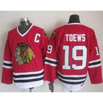 Blackhawks #19 Jonathan Toews Red CCM Throwback Stitched NHL Jersey Blackhawks #19 Jonathan Toews Red CCM Throwback Stitched NHL Jersey