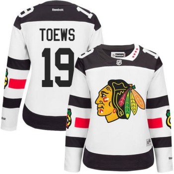 Blackhawks #19 Jonathan Toews White 2016 Stadium Series Women's Stitched NHL Jersey Blackhawks #19 Jonathan Toews White 2016 Stadium Series Women's Stitched NHL Jersey